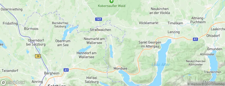 Oberhofen am Irrsee, Austria Map
