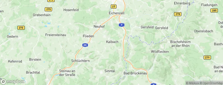 Oberkalbach, Germany Map