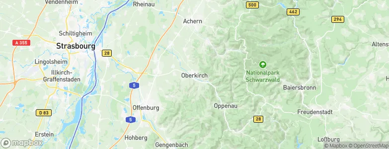 Oberkirch, Germany Map