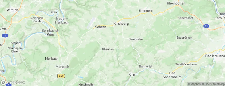 Oberkirn, Germany Map