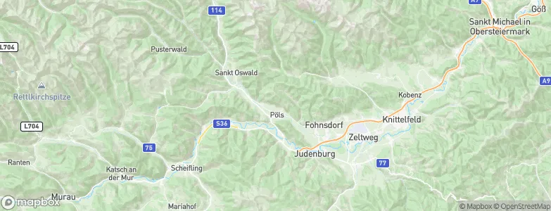 Oberkurzheim, Austria Map