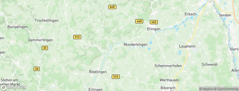 Obermarchtal, Germany Map