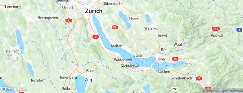 Obermeilen, Switzerland Map