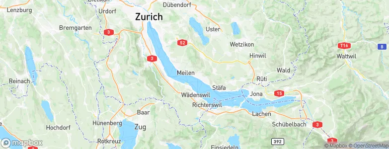 Obermeilen / Weid, Switzerland Map