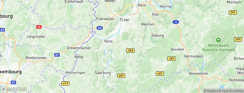 Obermennig, Germany Map