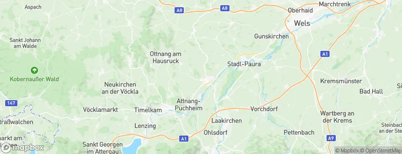 Oberndorf bei Schwanenstadt, Austria Map