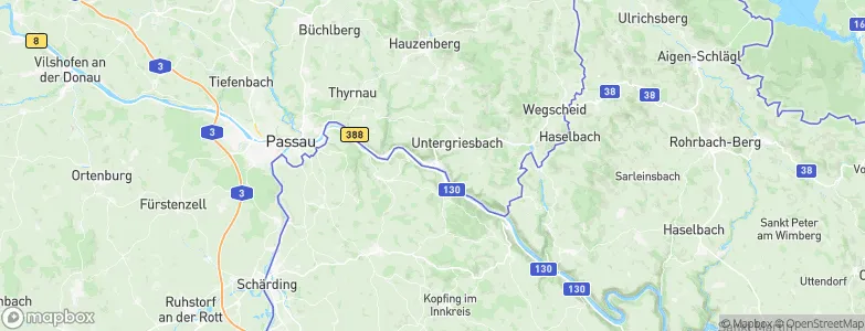 Obernzell, Germany Map