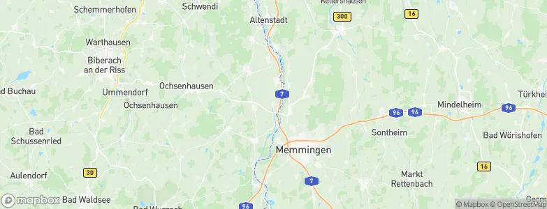 Oberopfingen, Germany Map