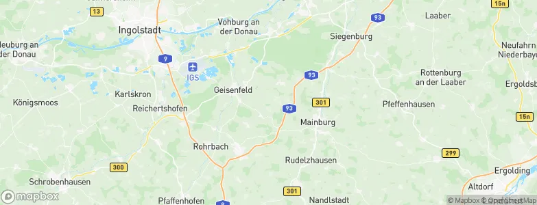 Oberpindhart, Germany Map