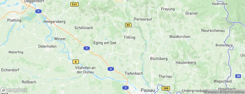 Oberpolling, Germany Map