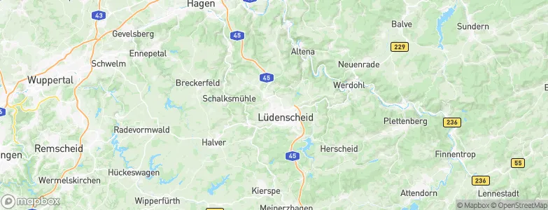 Oberrahmede, Germany Map
