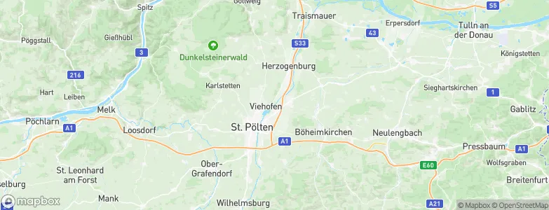 Oberratzersdorf, Austria Map