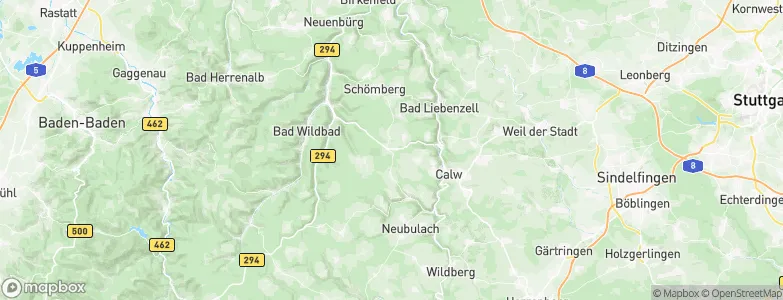 Oberreichenbach, Germany Map