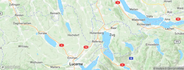 Oberrüti, Switzerland Map