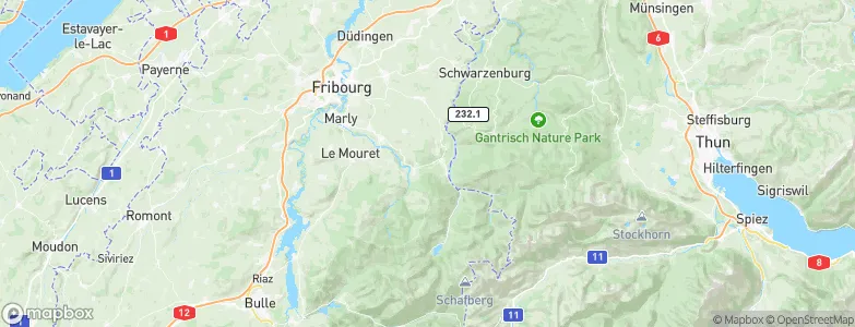 Oberschrot, Switzerland Map