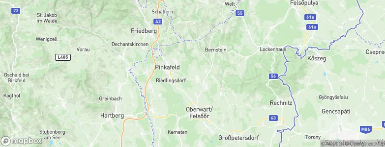Oberschützen, Austria Map