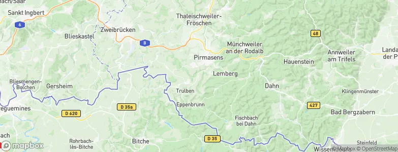 Obersimten, Germany Map
