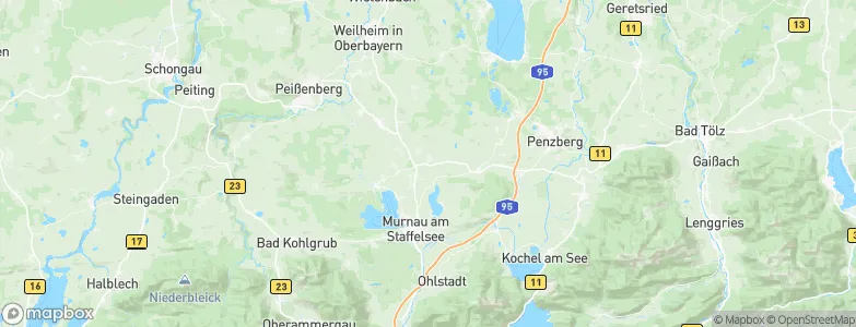 Obersöchering, Germany Map