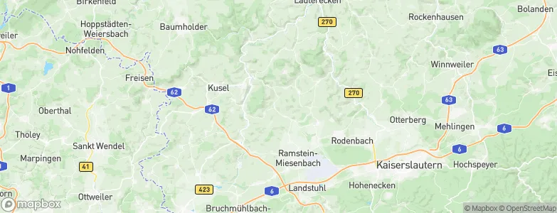 Oberstaufenbach, Germany Map