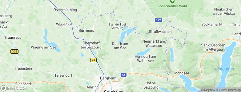 Obertrum am See, Austria Map