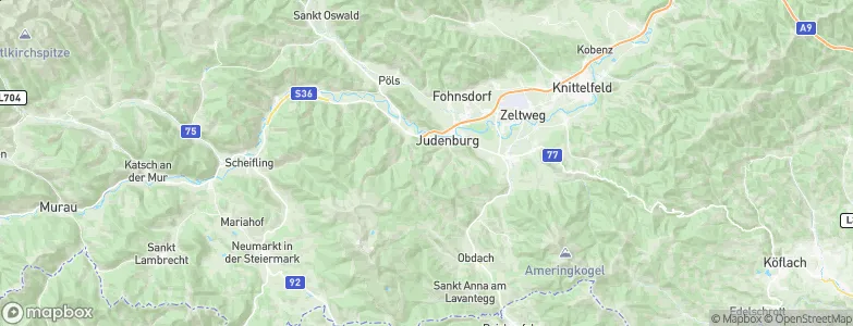 Oberweg, Austria Map