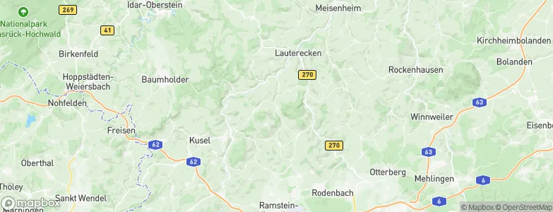 Oberweiler im Tal, Germany Map