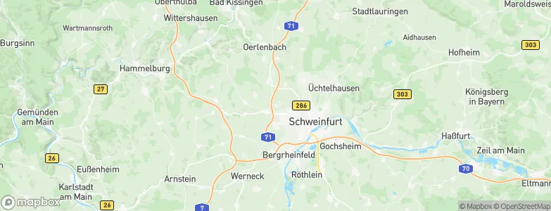 Oberwerrn, Germany Map
