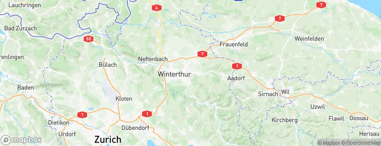 Oberwinterthur (Kreis 2) / Essigfabrik, Switzerland Map