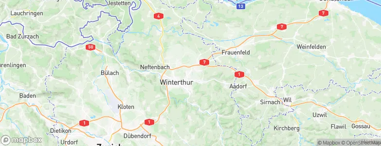 Oberwinterthur (Kreis 2), Switzerland Map