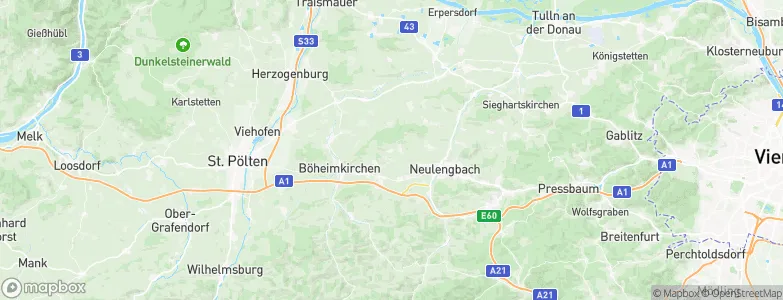 Oberwolfsbach, Austria Map