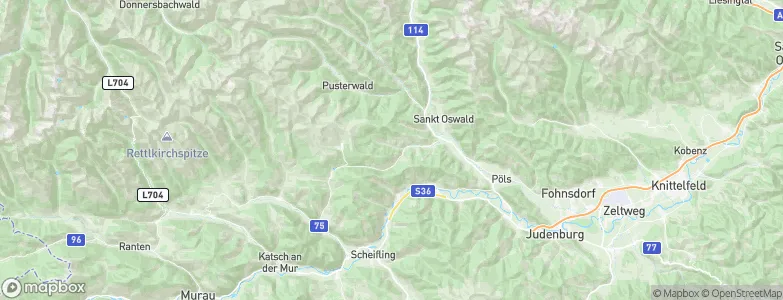 Oberzeiring, Austria Map