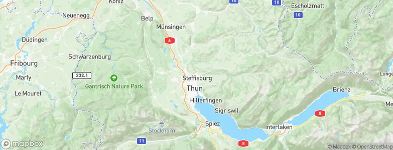 Oberzelg, Switzerland Map