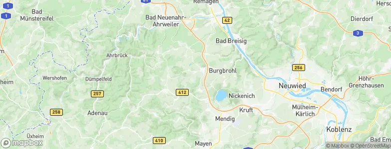 Oberzissen, Germany Map