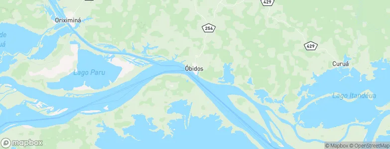 Óbidos, Brazil Map