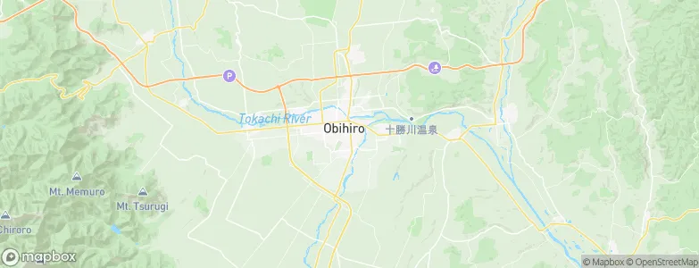 Obihiro, Japan Map
