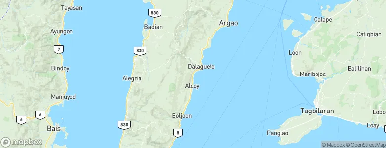Obong, Philippines Map