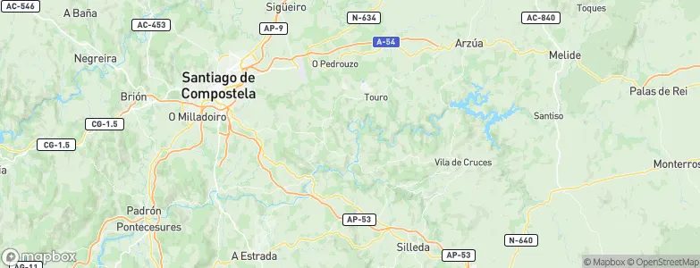 Obra, Spain Map