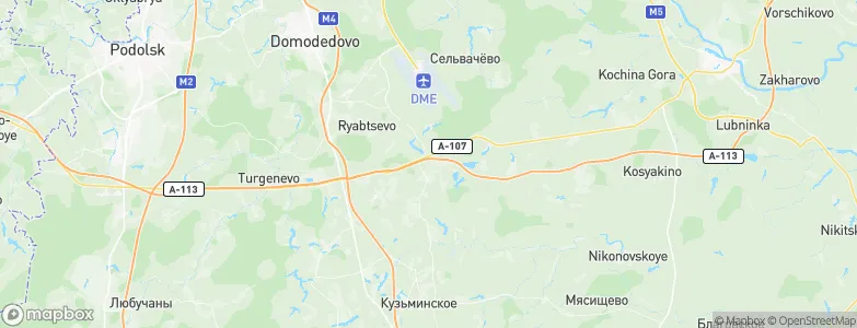Obraztsovo, Russia Map