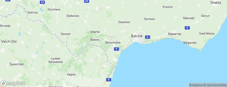 Obrochishhe, Bulgaria Map