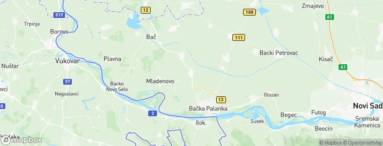 Obrovac, Serbia Map