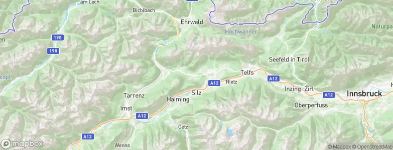 Obsteig, Austria Map