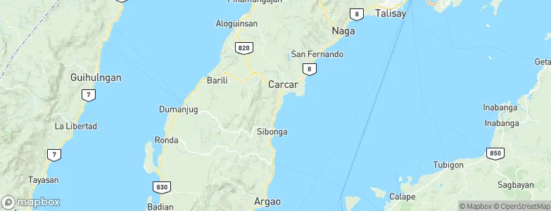 Ocaña, Philippines Map