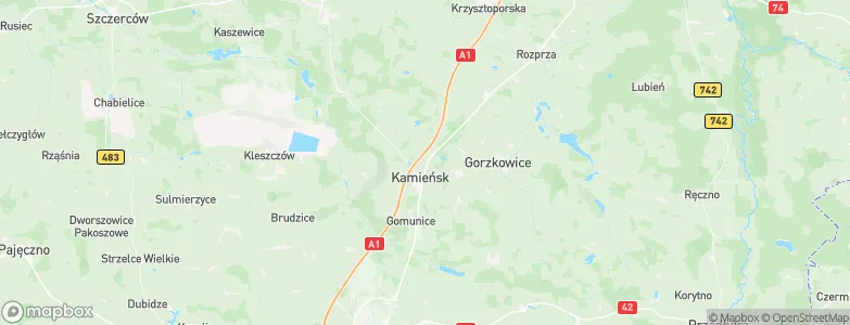 Ochocice, Poland Map