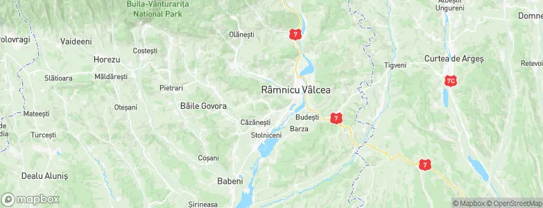 Ocnele Mari, Romania Map