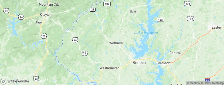 Oconee, United States Map
