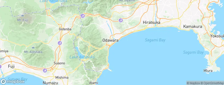 Odawara, Japan Map