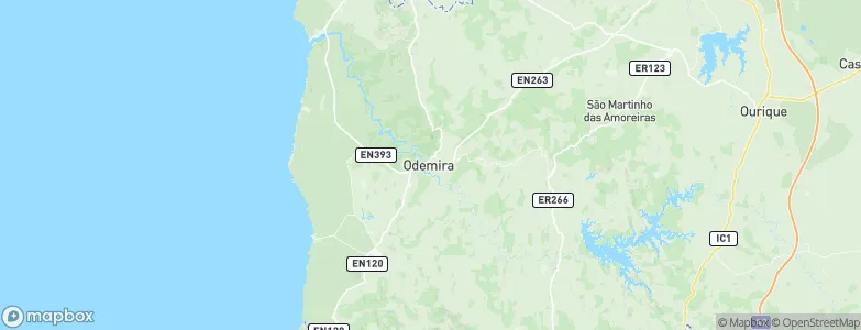 Odemira, Portugal Map
