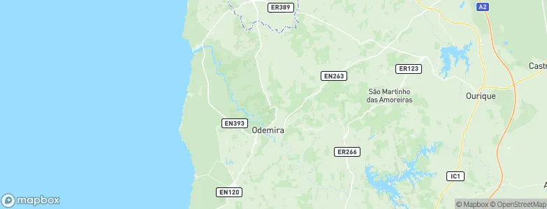 Odemira (São Salvador), Portugal Map
