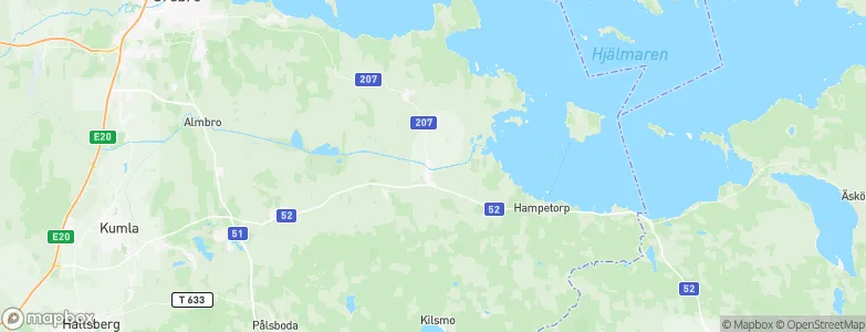 Odensbacken, Sweden Map