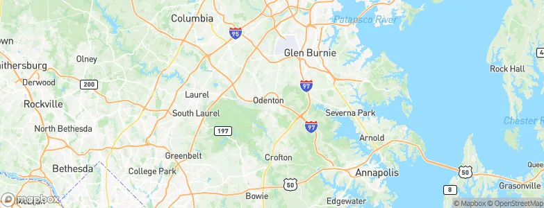 Odenton, United States Map